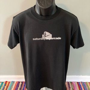1999 Saturday Supercade Punk Band Shirt Black Medium RARE